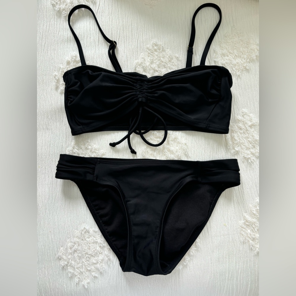 black bikini set